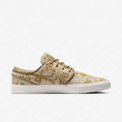 Chaussures de skate Nike SB Zoom Janoski OG+ Premium (FD6641-200, Sésame/Bronzine/Voile/Or mat)