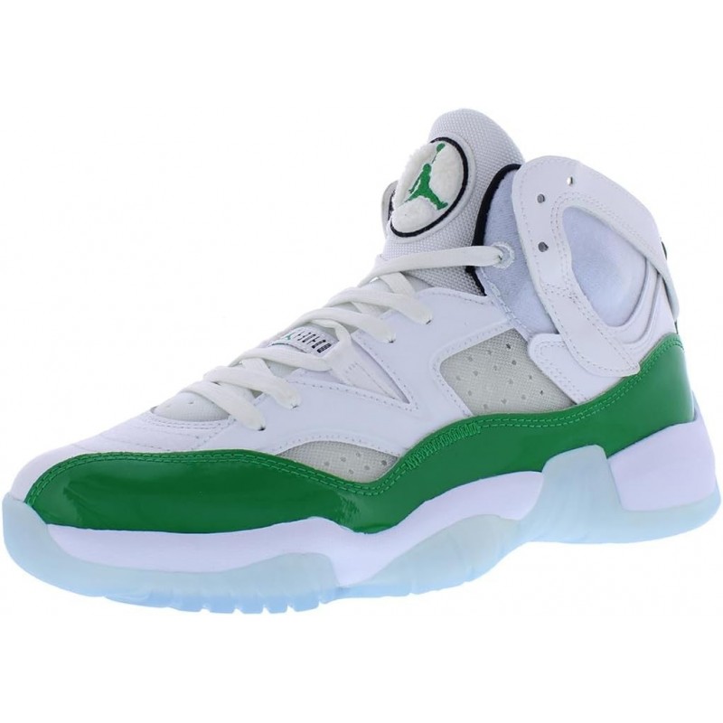 Nike Air Jordan Two Trey Baskets de basket-ball pour hommes DO1925 Baskets Chaussures (Blanc Lucky Green Black 130)