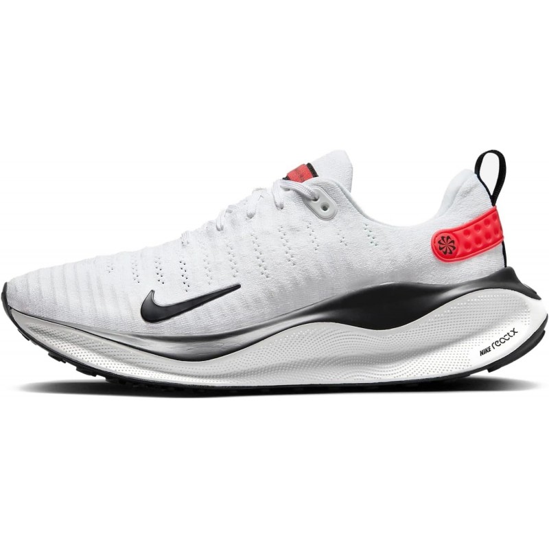 Chaussures de course sur route Nike InfinityRN 4 pour homme (DR2665-100, blanc/teinte platine/cramoisi clair/)