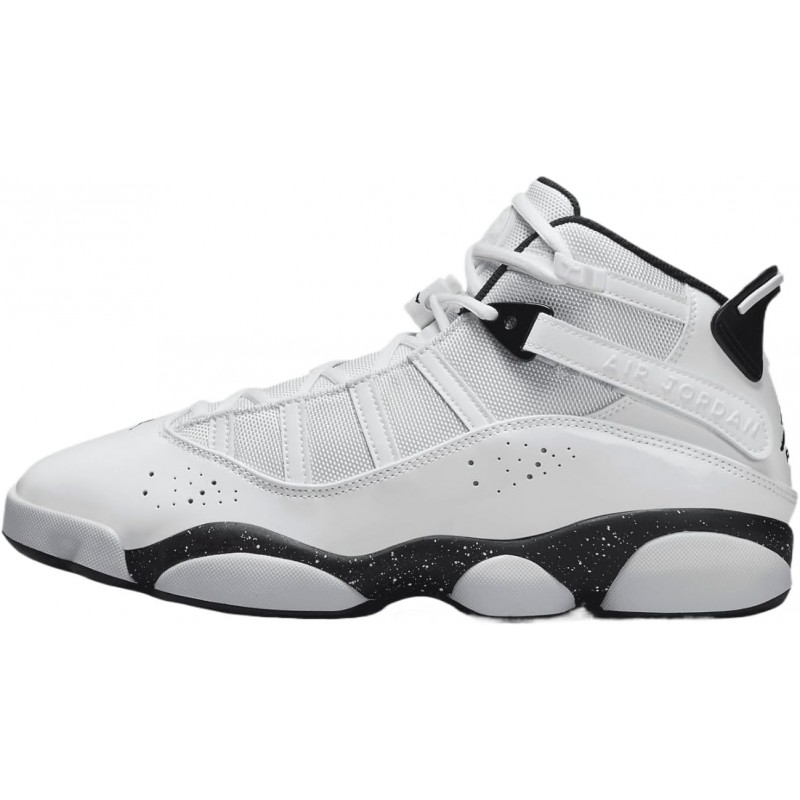 Chaussures Jordan 6 Rings pour homme (322992-111, blanc/blanc/noir)