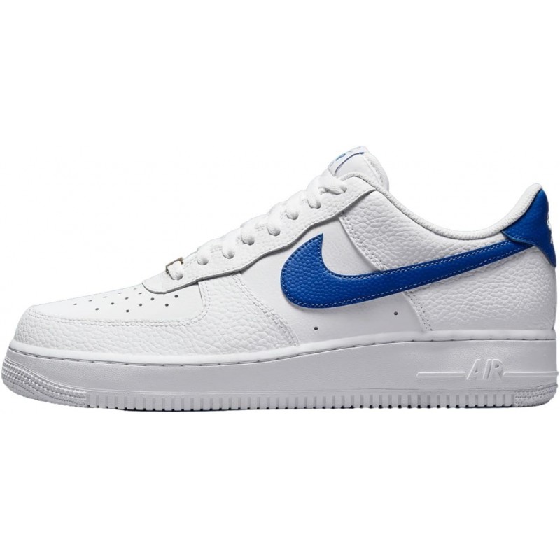 Nike Air Force 1 '07 Lo Homme Blanc/Game Royal-Blanc