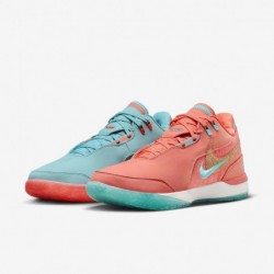 Chaussures de basket-ball Lebron NXXT Gen AMPD (FJ1566-401, bleu minéral/voile/mangue sauvage clair)