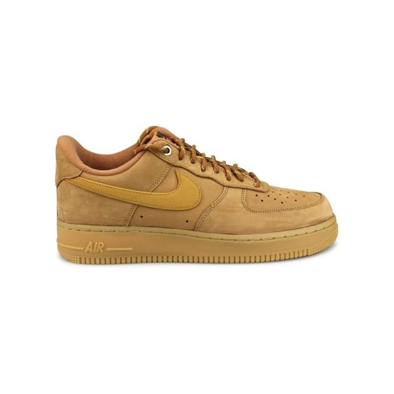 Nike, Homme, Air Force 1 07 WB, Nobuc, Baskets, Marron