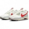 Chaussures Nike Air Max Terrascape 90 pour homme (DQ3987-100, blanc sommet/platine pur/gris loup/argile rouge)