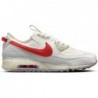 Chaussures Nike Air Max Terrascape 90 pour homme (DQ3987-100, blanc sommet/platine pur/gris loup/argile rouge)