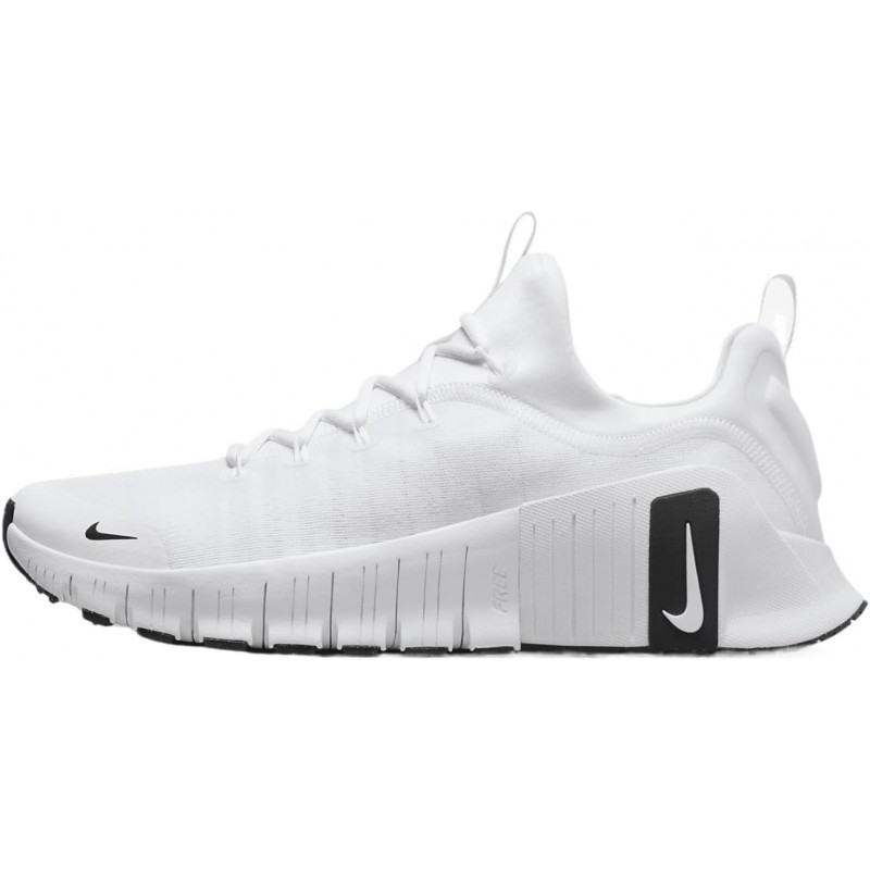 Chaussures d'entraînement Nike Free Metcon 6 pour homme (FJ7127-101, blanc/blanc/noir)