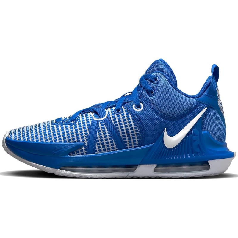 Chaussures de basket-ball Nike Lebron Witness 7 (Team) (DZ3299-400, Bleu roi/Bleu roi/Blanc)