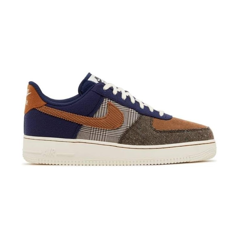 Nike Air Force 1 '07 Premium Bleu nuit/Brun bière