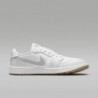 Chaussures de golf Nike Air Jordan 1 Low G (DD9315-111, blanc/gomme marron moyen/platine pur)