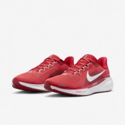 Chaussures de course sur route Nike Pegasus 41 Pegasus 41 pour homme, Ohio State (FZ5135-600, rouge université/blanc/gris étain/