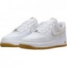 Nike Air Force 1 '07 Blanc/Blanc-Bronzine Homme