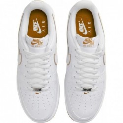 Nike Air Force 1 '07 Blanc/Blanc-Bronzine Homme