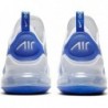 Chaussures de golf Nike Air Max 270 Golf « White Racer Blue » pour homme CK6483-106