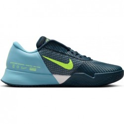 Chaussures de tennis NikeCourt Air Zoom Vapor Pro 2 pour homme (DV2020-400, bleu marine/volt/turquoise denim)