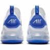 Chaussures de golf Nike Air Max 270 G CK6483-106 pour homme, blanc, noir et bleu coureur