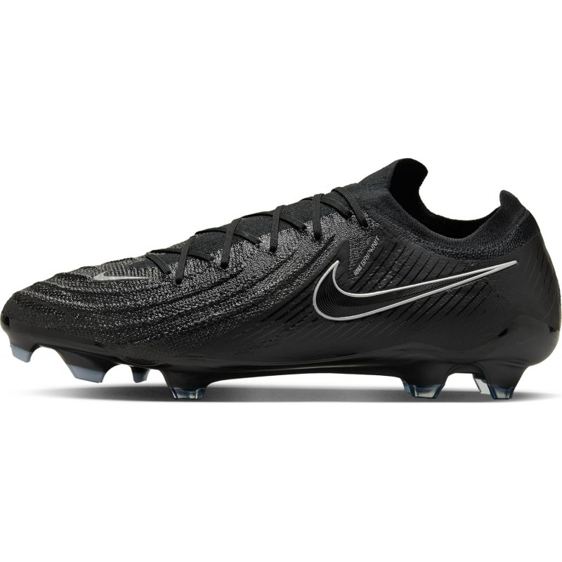 Chaussures de football basses Nike Phantom GX 2 Elite FG (FJ2559-001, Noir/Noir)