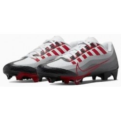 Chaussures de football/soccer/baseball unisexes Nike pour intérieur/extérieur (noir/rouge université-blanc)