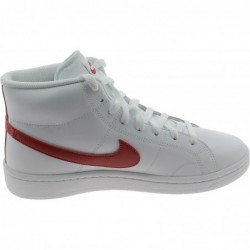 Chaussure de tennis NIKE Court Royale 2 MID pour homme, blanc, rouge, blanc, onyx, 40