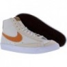 Chaussures de basket-ball Nike Blazer Mid '77 pour homme, blanc perle orange caramel