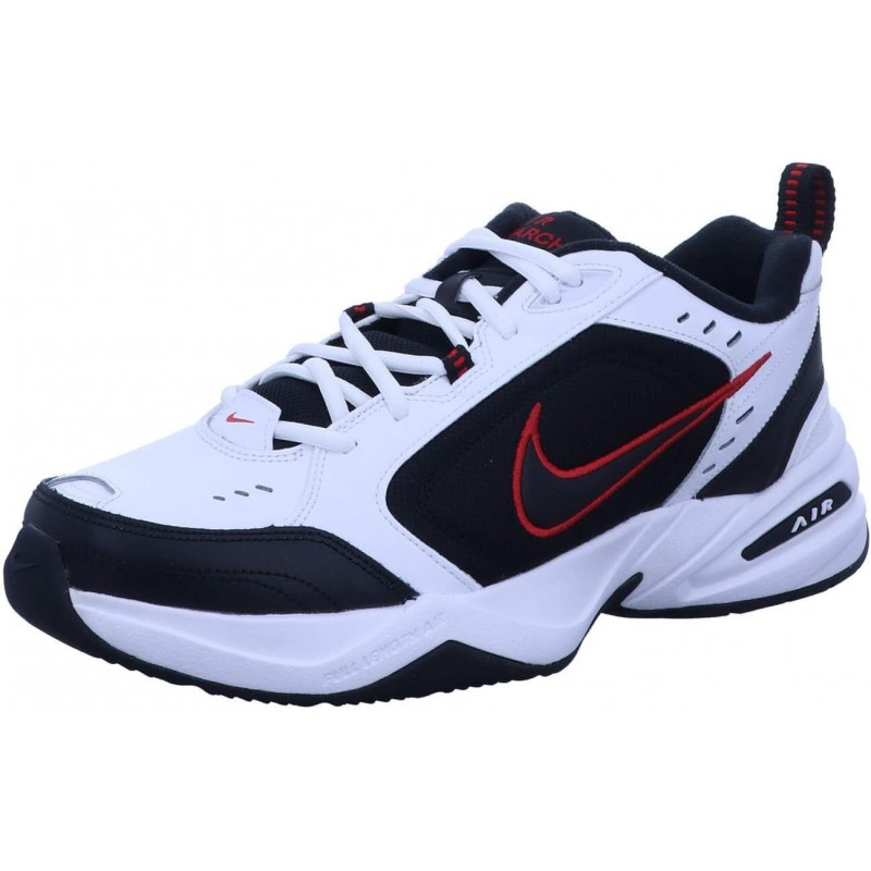 Baskets Nike Air Monarch IV pour homme, blanc/noir