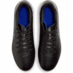 Chaussures de football basses multi-surfaces Nike Tiempo Legend 10 Club (DV4344-040, NOIR/CHROME-HYPER ROYAL)