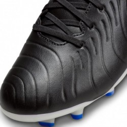 Chaussures de football basses multi-surfaces Nike Tiempo Legend 10 Club (DV4344-040, NOIR/CHROME-HYPER ROYAL)