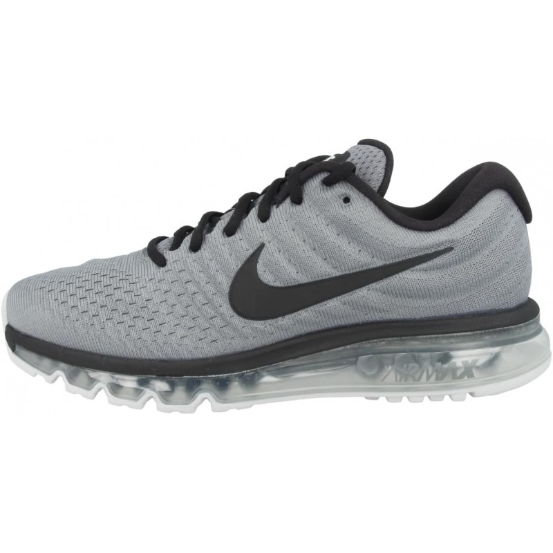 Nike Air Max 2017 Baskets de course pour hommes 849559 Chaussures de sport (gris froid noir platine pure 011)