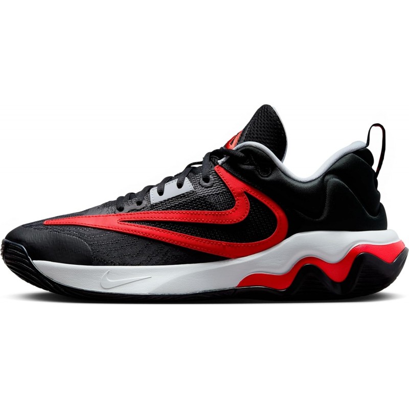 Chaussures de basket-ball NIKE Giannis Immortality 3 (DZ7533-004, Noir/Rouge université-Pure Platinum)